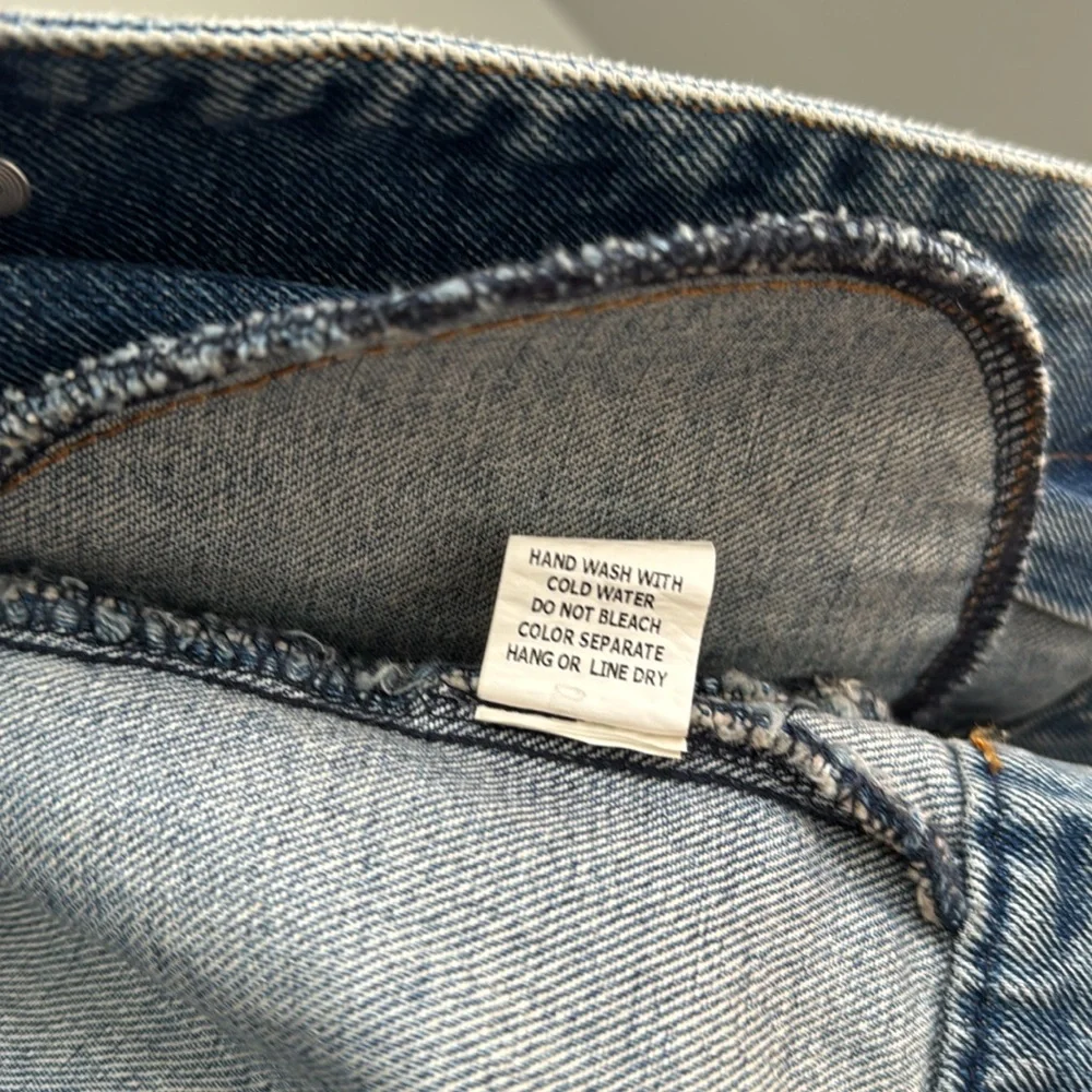 Embroidered floral denim jean jacket. Magnolia South Lizard Thicket. Size small. - Picture 8 of 11